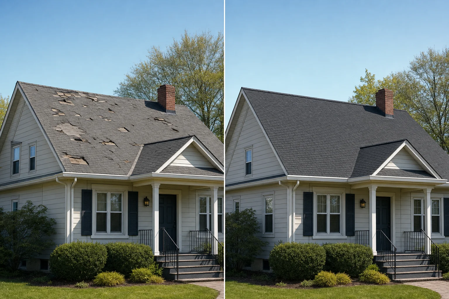 Richmond Roof Repairs - Before & After 2